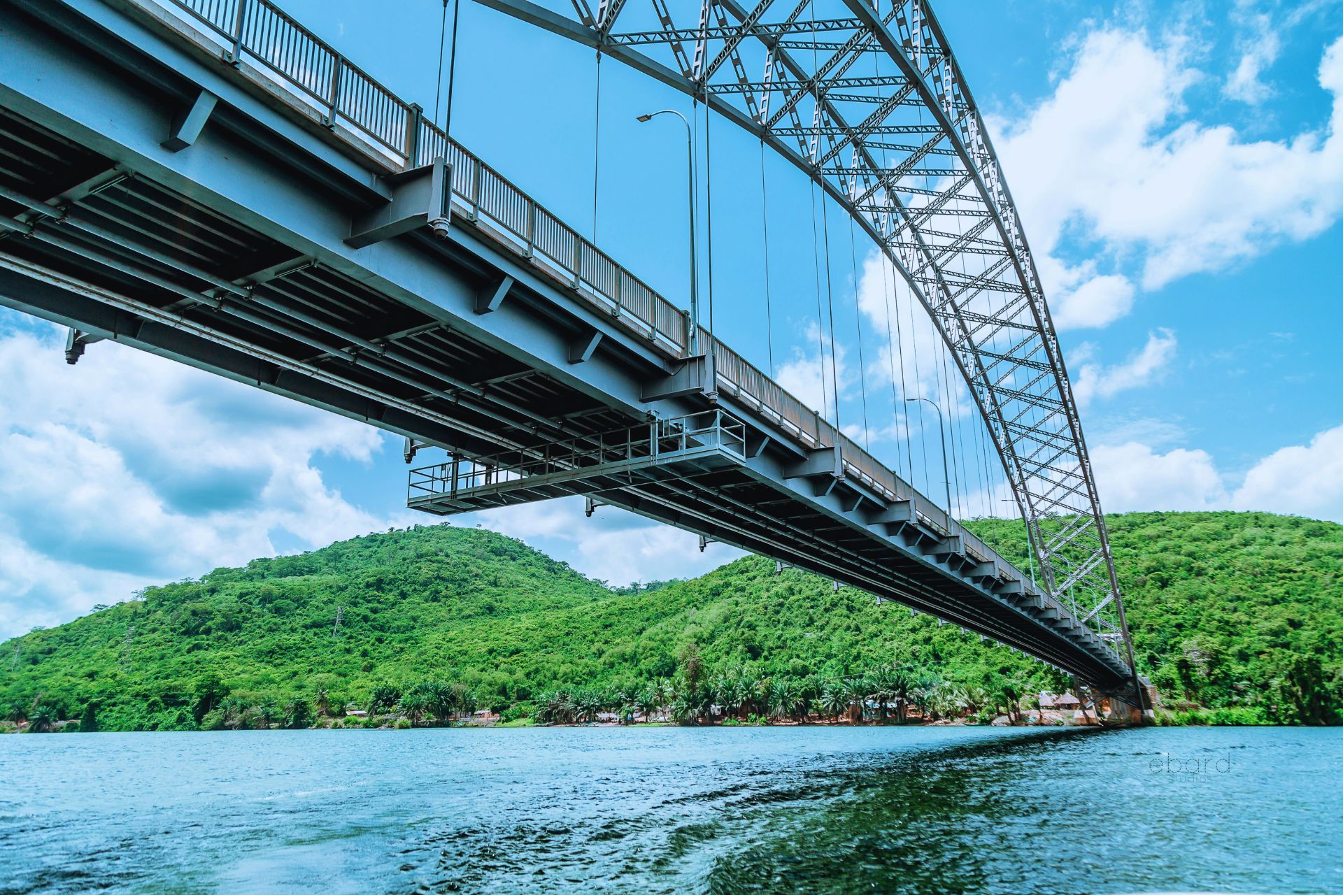 Acton Travel and Tours – Explore Ghana at Adomi Bridge over the Volta River.